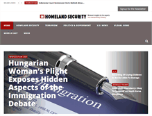 Tablet Screenshot of inhomelandsecurity.com